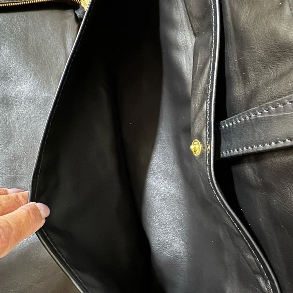 Givenchy Black Leather Portfolio Bag